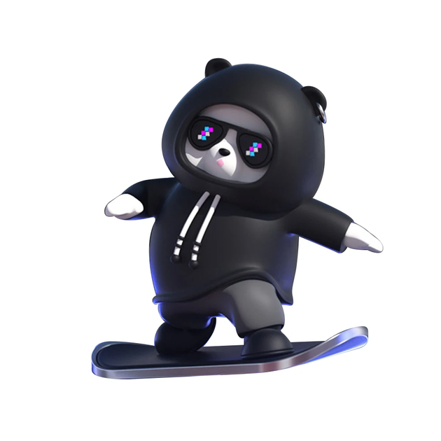 Фигурка-слайдер в автомобиле L'Andre Sliding Cartoon Bear Медведь скейтер Cool Black - Фото 1 Фигурка-слайдер в автомобиле L'Andre Sliding Cartoon Bear Медведь скейтер Cool Black - изображение 1