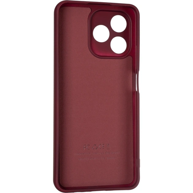 Чохол Fiji Full Soft Premium для Realme C51 (RMX3830) протиударний бампер з мікрофіброю Bordo - Фото 3 Чохол Fiji Full Soft Premium для Realme C51 (RMX3830) протиударний бампер з мікрофіброю Bordo - зображення 3
