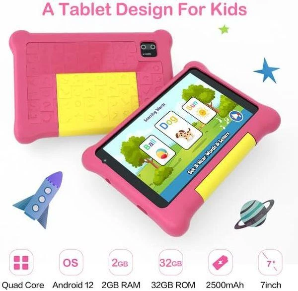 Планшет 7" Smart Life TK707 2/32Gb 4 ядра Android 11 2500мАч + Чехол - Фото 3 Планшет 7" Smart Life TK707 2/32Gb 4 ядра Android 11 2500мАч + Чехол - изображение 3