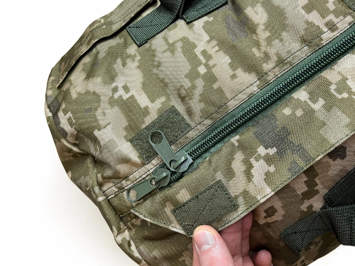 Военный баул ВСУ 100л пиксель Рюкзак сумка тактическая CORDURA - изображение 2