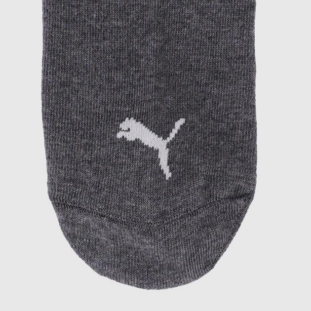Набір чоловічих шкарпеток 3 пари Puma Unisex Quarter Plain 3p 90697820 43-46 Сірий (8718824385020) - зображення 2