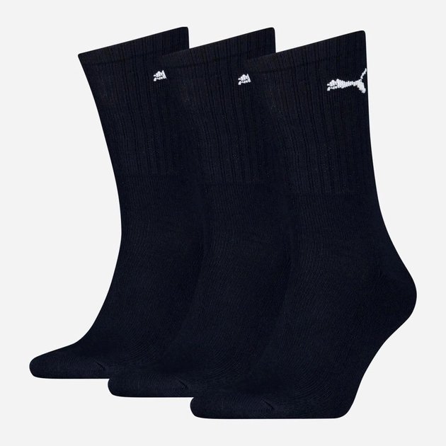 Komplet męskich szkarpetek 3 pary Puma Crew Sock 3P 88035519 43-46 Ciemnogranatowy (8718824620589) - obraz 1