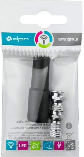 Wtyk F z gumową osłoną DPM 7 mm 2 szt (5903332585939) - obraz 4