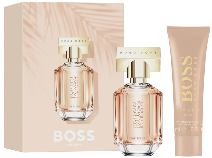 Набір для жінок Hugo Boss The Scent For Her Парфумована вода 30 мл + Бальзам для тіла 50 мл (3616304099458) - зображення 1