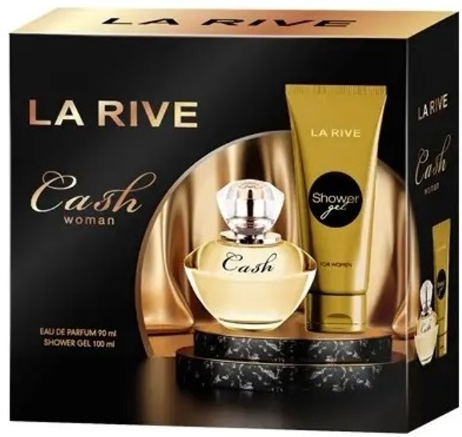 Zestaw damski La Rive Cash For Woman Woda perfumowana damska 90 ml + Żel pod prysznic 100 ml (5903719641623) - obraz 1