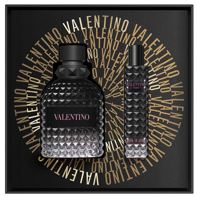 Zestaw męski Valentino Uomo Born in Roma Pour Homme Woda toaletowa 100 ml + Woda toaletowa 15 ml (3660732634903) - obraz 1