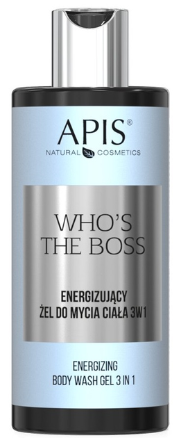 Żel do mycia ciała Apis Who's the Boss 3 in 1 energizujący 300 ml (5901810006242) - obraz 1