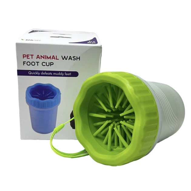 Лапомийка для собак MHZ Paw Washer для миття лап від бруду 16х7.5 см для великих порід Зелений - зображення 6
