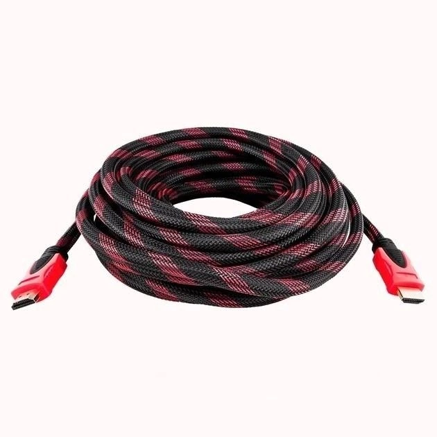 Кабель HDMI Usams 1.4V 15 метрів в обплетенні, для ПК, телевізора, проектора, монітора, провід 4K - зображення 7