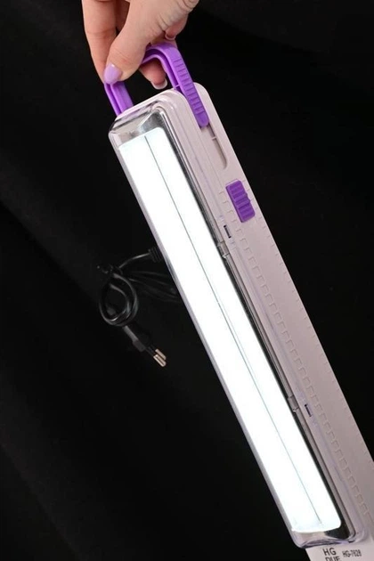 Аварийная светильник HG DUE LED-60SMD с аккумулятором 2400мАч, выдвижная ручка, 2 режима - изображение 9