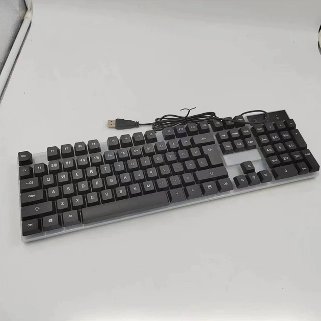 Комплект клавиатура и мышь проводной с подсветкой RGB ARTLINE 5003 геймерский комплект - изображение 3