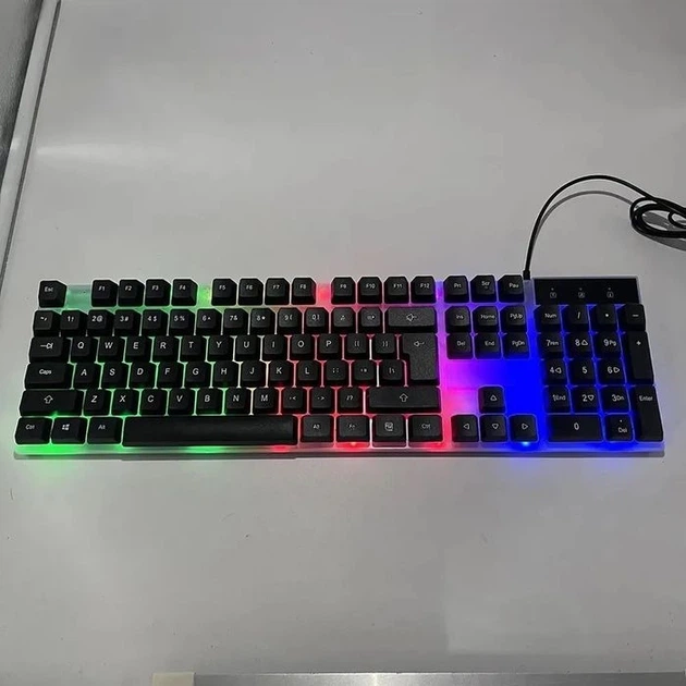 Комплект клавиатура и мышь проводной с подсветкой RGB ARTLINE 5003 геймерский комплект - изображение 7