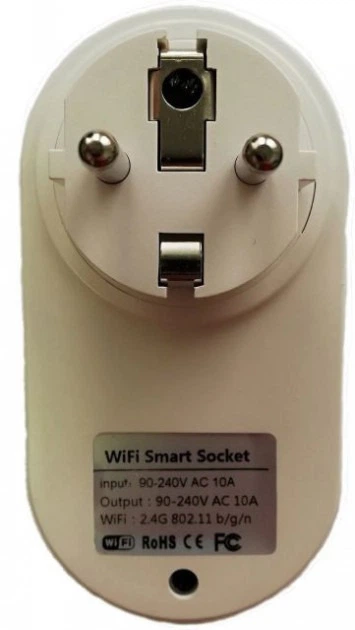 Розумна розетка WiFi Smart 10A керування та контроль з пристроїв Android/iOS, працює з Google Assistant - зображення 7