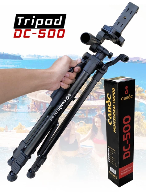 Професійний штатив TriPod Candc DC-500-55-140 см для фотоапарата, смартфона, з пультом, поворот на 360° - Фото 3 Професійний штатив TriPod Candc DC-500-55-140 см для фотоапарата, смартфона, з пультом, поворот на 360° - зображення 3