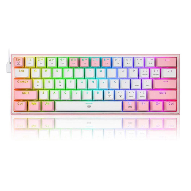Клавиатура механическая REDRAGON Fizz K617 с подсветкой RGB 60% Hot ...