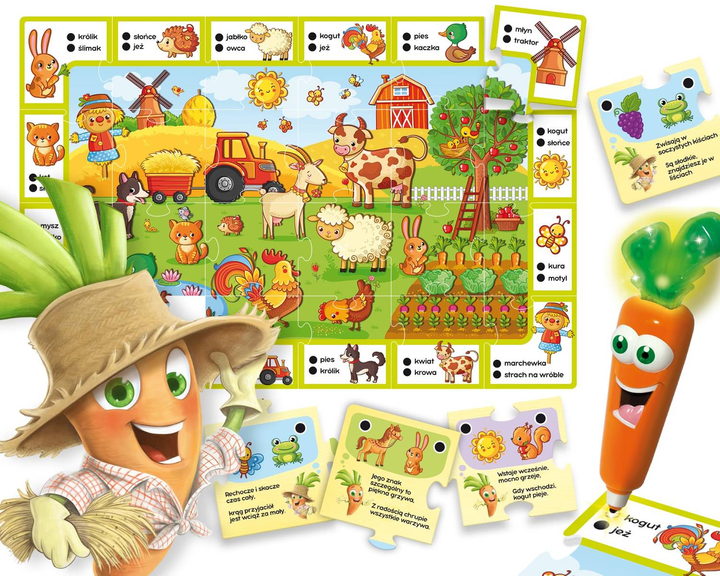 Розвивальна гра Lisciani Carotina Happy Farm (8008324082346) - зображення 2
