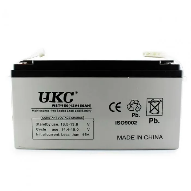 Гелевый аккумулятор BATTERY 12V 150A UKC - изображение 1