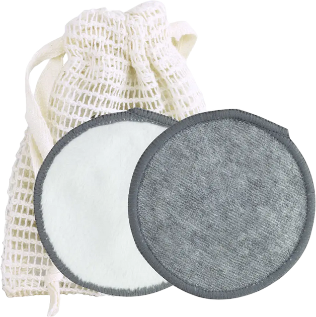 Tarcze oczyszczające Beter Natural Fiber Reusable Makeup 6 szt + bawełniana torba (8412122223212) - obraz 1