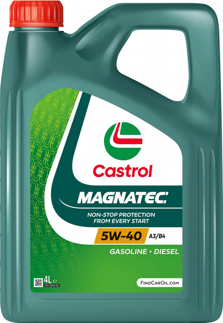 Моторное масло Castrol Magnatec A3/B4 5W-40 4 л – фото, отзывы ...