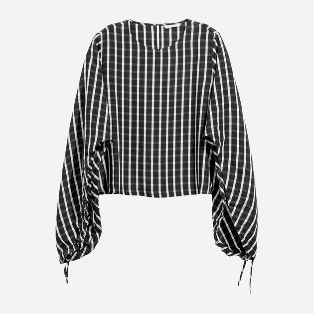 Блузка женская H&M 0609044_клетка 34 Черная (KZ2000001481745) 