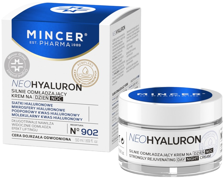 Крем Mincer Pharma NeoHyaluron універсальний омолоджувальний No.902 50 мл (5902557261390) - зображення 1
