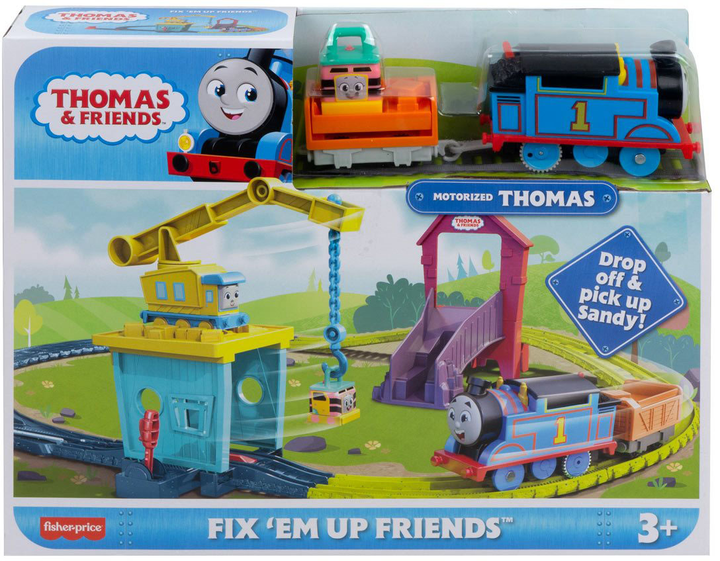 Zestaw do zabawy Fisher-Price Thomas and Friends Fix 'Em Up Train 18 szt (0194735035465) - obraz 1
