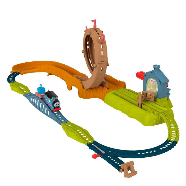 Zestaw do zabawy Fisher-Price Thomas and Friends Launch And Loop Maintenance Yard 14 szt (0194735089130) - obraz 2