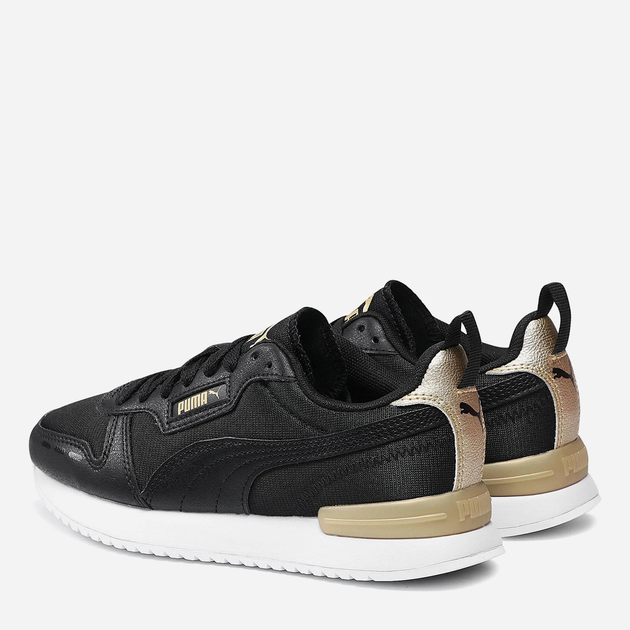 Sneakersy damskie Puma R78 Wns Metallic Pop 38107001 38 (5UK) 24 cm Czarne (4064533282704) - obraz 4
