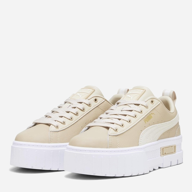 Sneakersy damskie na platformie Puma Mayze Lth Wn 38198336 37 (4UK) 23 cm Beżowe (4065454853370) - obraz 2