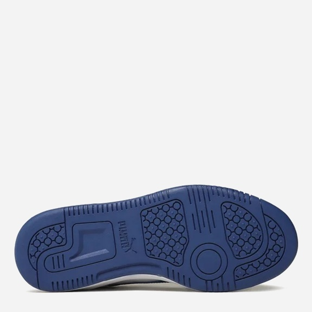Підліткові кеди для хлопчика Puma Rebound JOY Lo Jr 38198411 39 (6) Білі з синім (4065452819880) - зображення 6