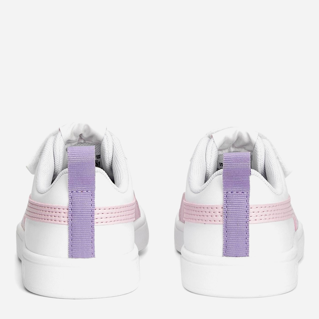 Дитячі кеди для дівчинки Puma Rickie AC+ PS 38583615 27.5 (9.5) Білі з рожевим і фіолетовим (4065452690410) - зображення 5