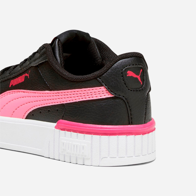 Sneakersy dziecięce dla dziewczynki Puma Carina 2.0 PS 38618611 34 (1.5) Czarny/Czerwony (4065454864369) - obraz 6