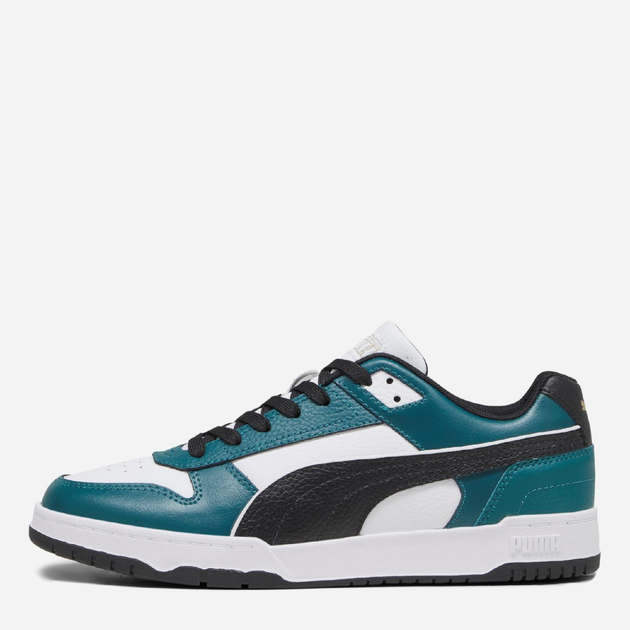 Sneakersy męskie do kostki Puma RBD Game Low 38637321 43 (9UK) 28 cm Biały/Czarny/Zielony (4099683258231) - obraz 3