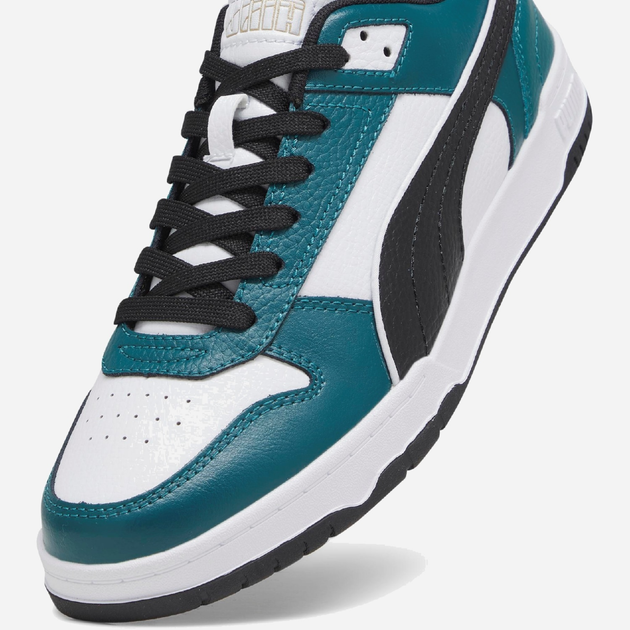 Sneakersy męskie do kostki Puma RBD Game Low 38637321 45 (10.5UK) 29.5 cm Biały/Czarny/Zielony (4099683258262) - obraz 6
