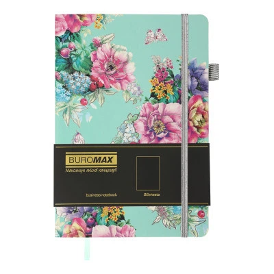 Книга записная Buromax Cherie А5 96 листов, без линовки голубой (BM.295005-14) - изображение 2