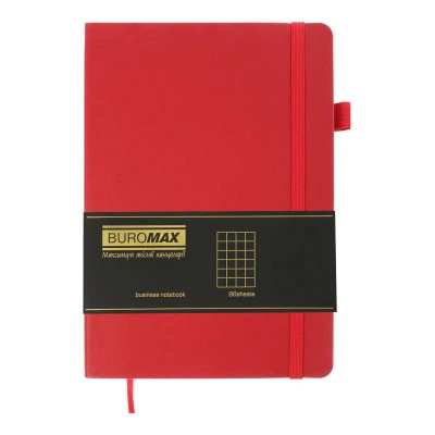 Книга записная Buromax Brief Logo2U 96 листов А5 в клетку красный (BM.295104-05) - Фото 2 Книга записная Buromax Brief Logo2U 96 листов А5 в клетку красный (BM.295104-05) - изображение 2