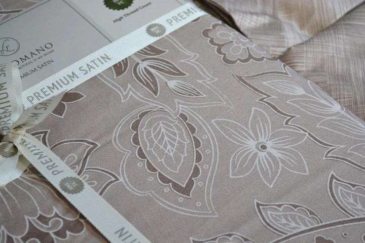 Постельное белье La Romano Premium Satin 200×220 Theron Rock - изображение 4
