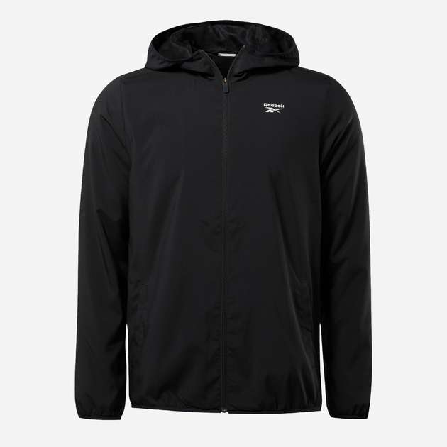 Спортивна вітровка чоловіча Reebok Id Train Woven Jacke 100038788 S Чорна (4062051679914) - зображення 6