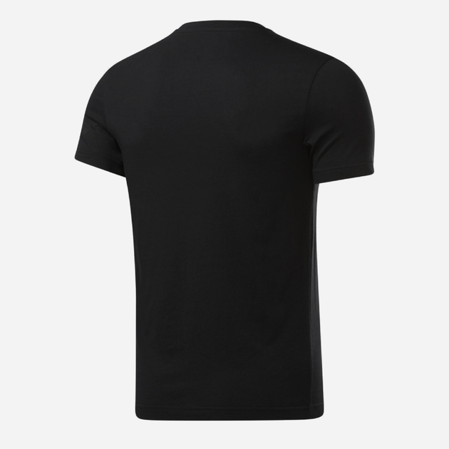 Koszulka męska bawełniana Reebok Gs Reebok Linear Rea 100042232 L Czarny/Biały (4064048052465) - obraz 8