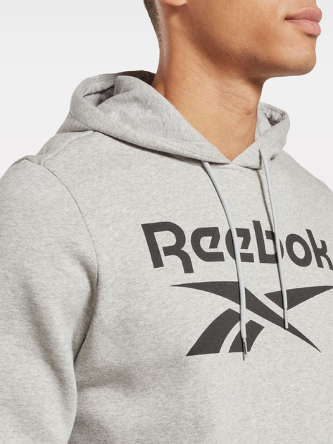 Худі чоловіче Reebok Identity Big 100050292 XL Сіре (4066751261257) - зображення 2