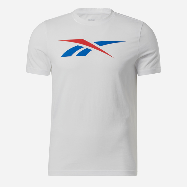 Koszulka męska bawełniana Reebok Gs Vector Tee 100065058 M Biała (4066751166187) - obraz 6