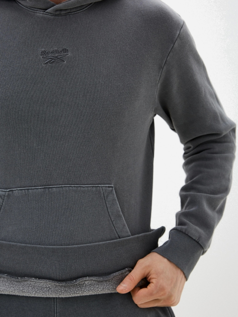Худі чоловіче Reebok Ri Washed Oth Hood 100200156 XL Сіре (1200143474280) - зображення 4