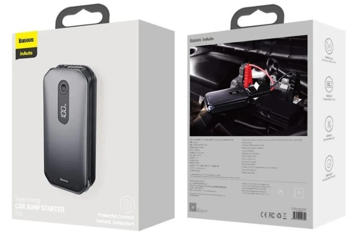Портативний пусковий пристрій (бустер) 1000A 12000mAh Baseus Super Energy Pro Car Jump Starter - зображення 5