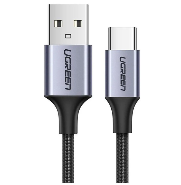 Кабель швидкісний Ugreen USB Type-C сірого кольору 0.5 м - Фото 7 Кабель швидкісний Ugreen USB Type-C сірого кольору 0.5 м - зображення 7