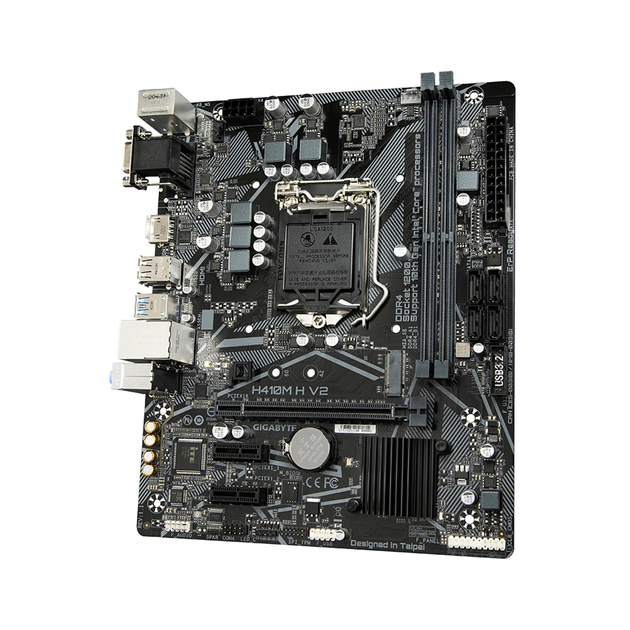 Материнская плата GIGABYTE H410M H V2 – фото, отзывы, характеристики в ...