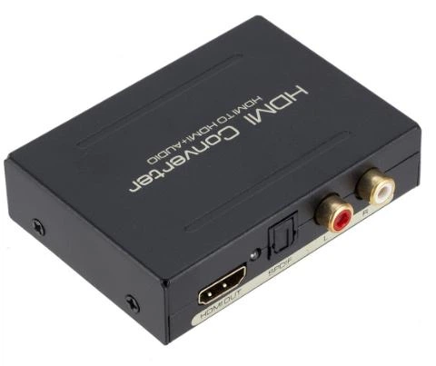 Конвертер Extractor HDMI в SPDIF(оптику)/тюльпаны аналог преобразователь (673066277) Черный - изображение 6