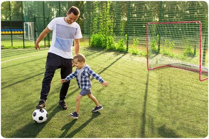 Переносные большие футбольные ворота Neo-Sport NS-450 комплект из 2 шт 183 х 122 х 61 см - изображение 6
