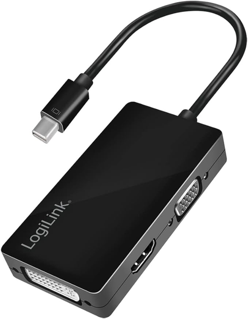 Переходник LogiLink Mini DisplayPort HDMI DVI VGA 4052792046175 фото отзывы