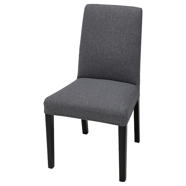 Кухонний стілець BERGMUND IKEA 693.843.07 чорний/сірий - Фото 1 Кухонний стілець BERGMUND IKEA 693.843.07 чорний/сірий - зображення 1