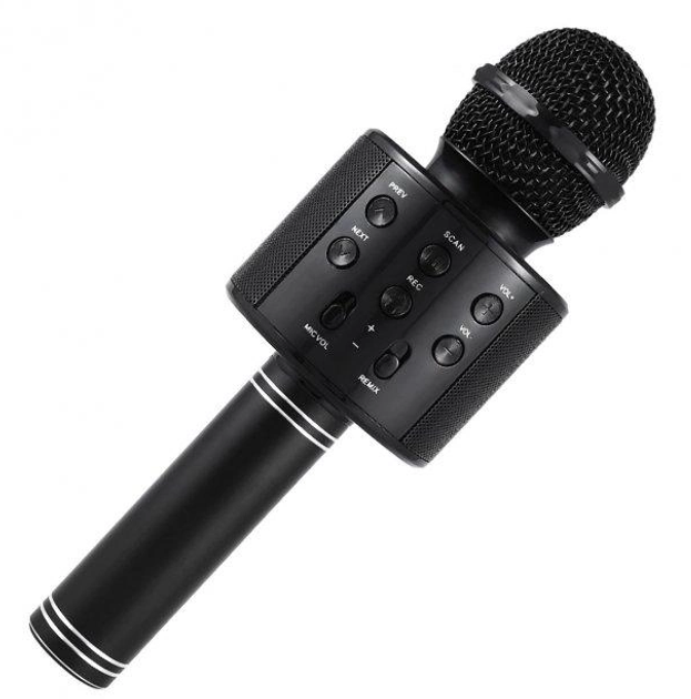 Bluetooth-микрофон для караоке Handheld WS-858 / Черный – фото, отзывы ...